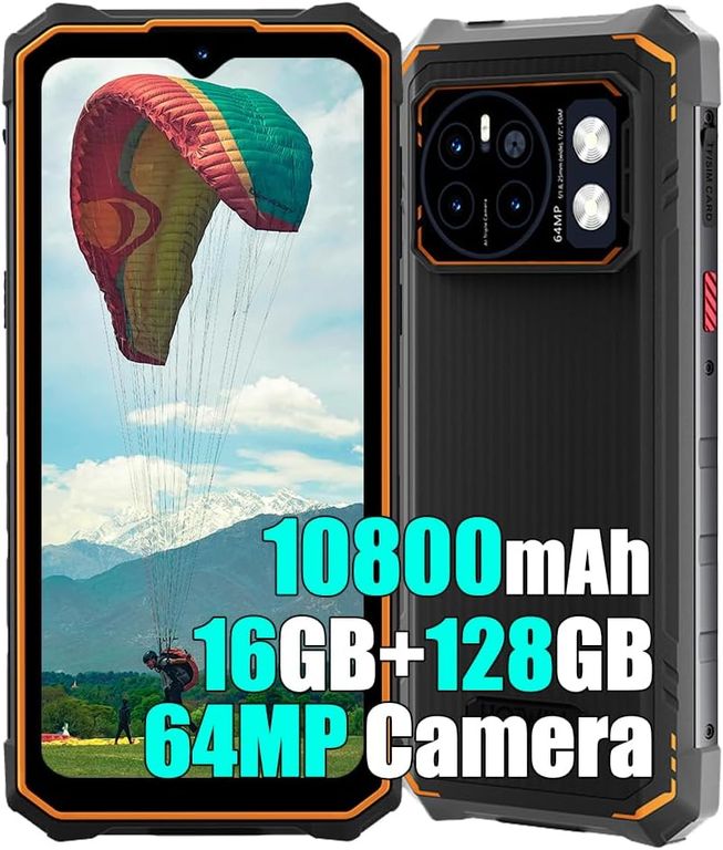 OUKITEL Hotwav Cyber 13 Celular 16GB+128GB 10800mAh Smartphone