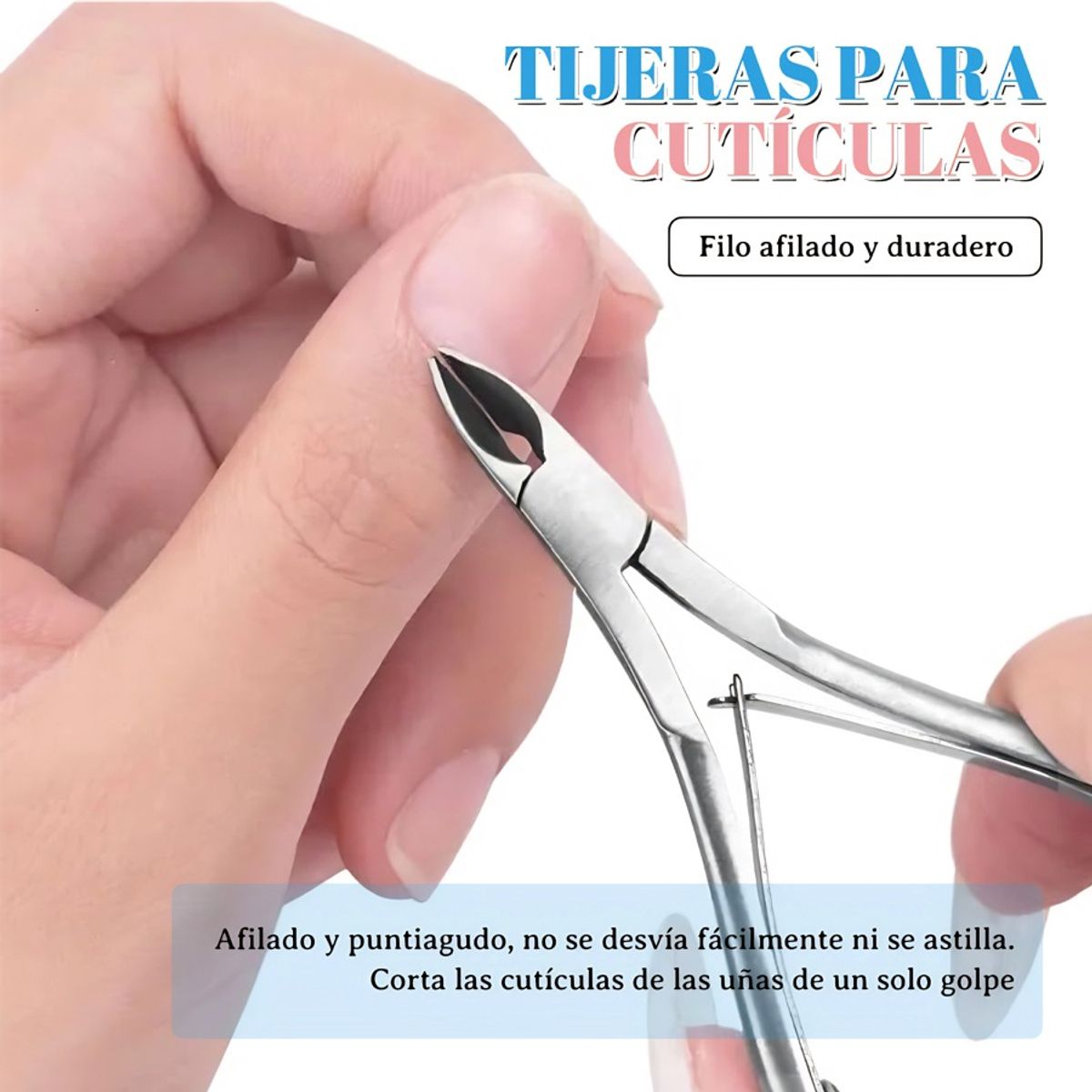 GENERICO - Corta Cuticula Fácil De Cortar Afilado Herramientas Parauñas