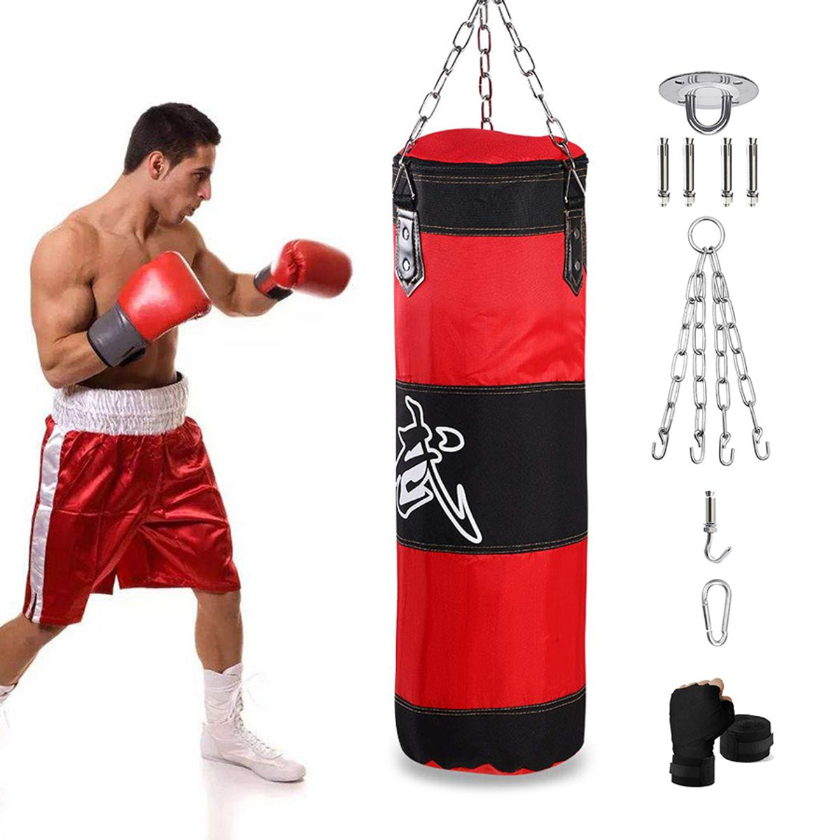 GENERICO - Saco De Boxeo Hueco Aptitud Física Tren Colgante Taekwondo