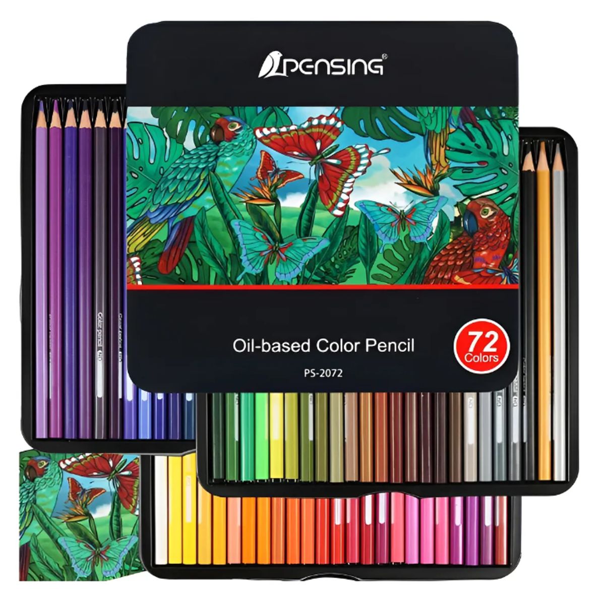 GENERICO - Set 72 Lapices Colores Arte Profesional Base Aceite Dibujo