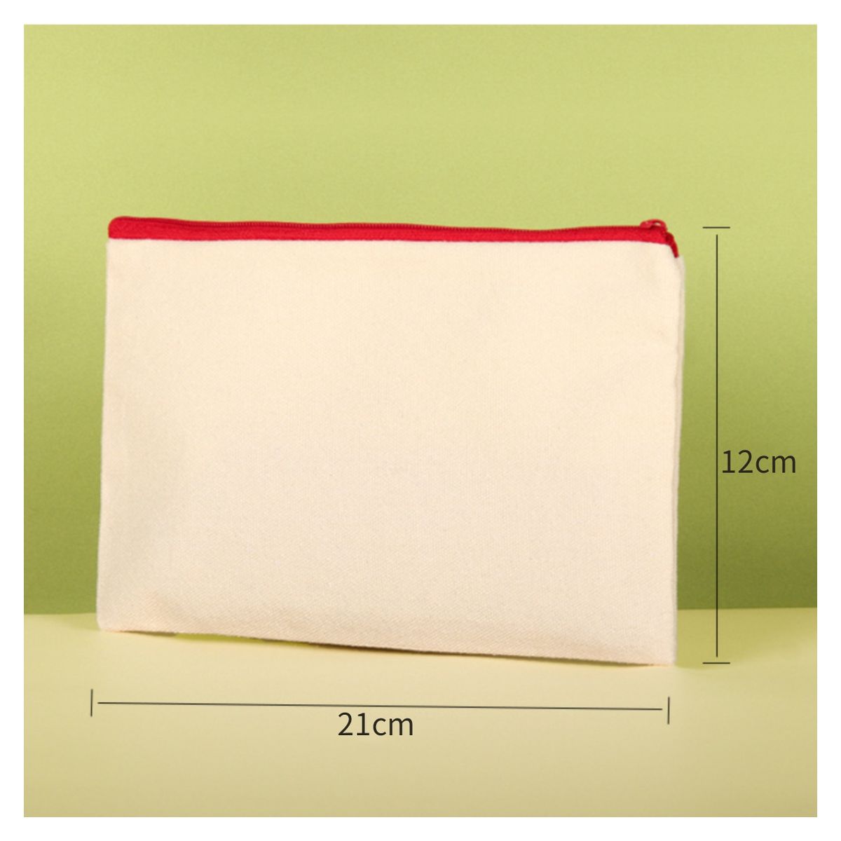 KINDA NICE - 30u Bolsas De Lona Pon Cremallera Para Organizar 21x12cm Multicolor