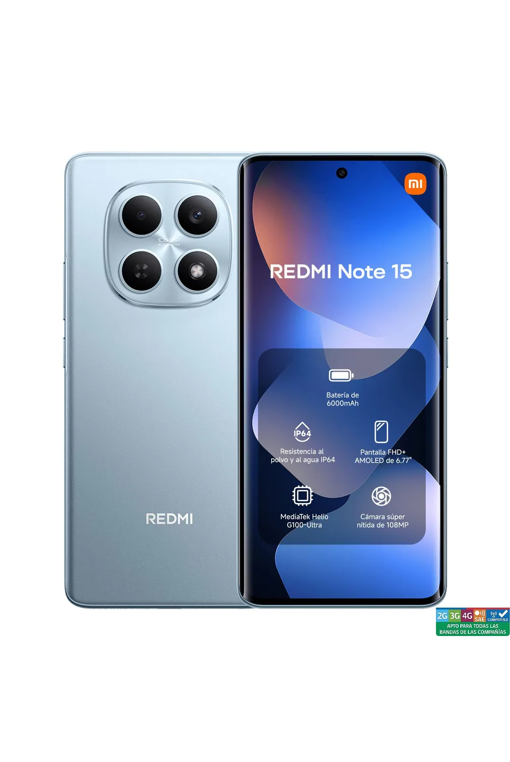 XIAOMI REDMI Note 15 5G Azul 8GB + 256GB | Falabella Chile