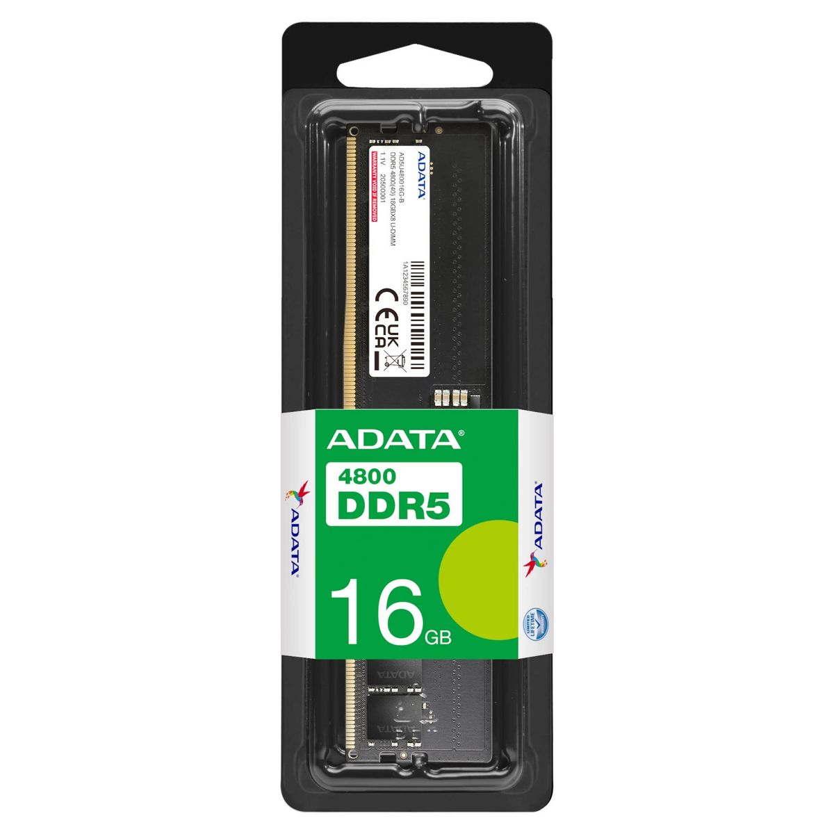 ADATA - DIMM 16 GB - DDR5 4800 MT/s - Adata (AD5U480016G-S)