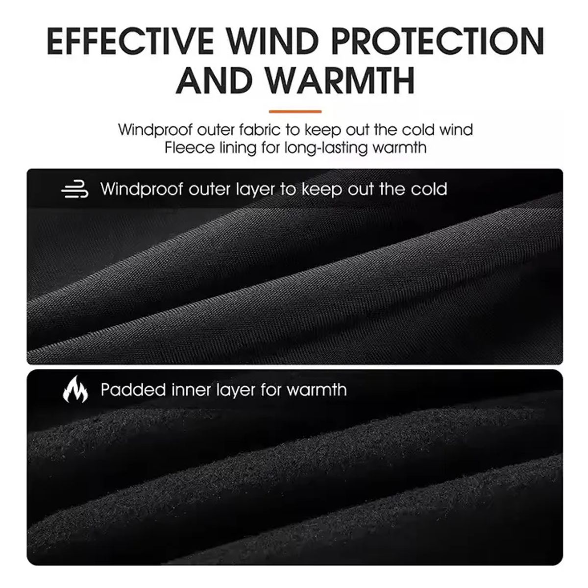 WEST BIKING - Balaclava Micropolar Mascara Negra Para Ciclismo Negro Termica