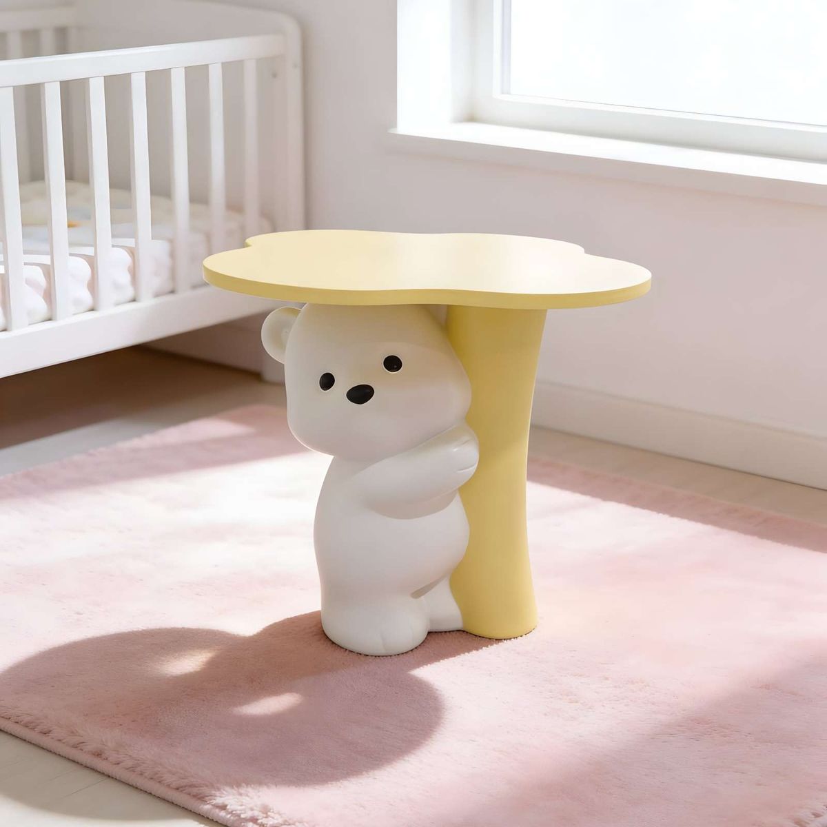 GENERICO - MESA DE ARRIMO DE DORMITORIO  CON ALCANCIA 40cm DE ALTO