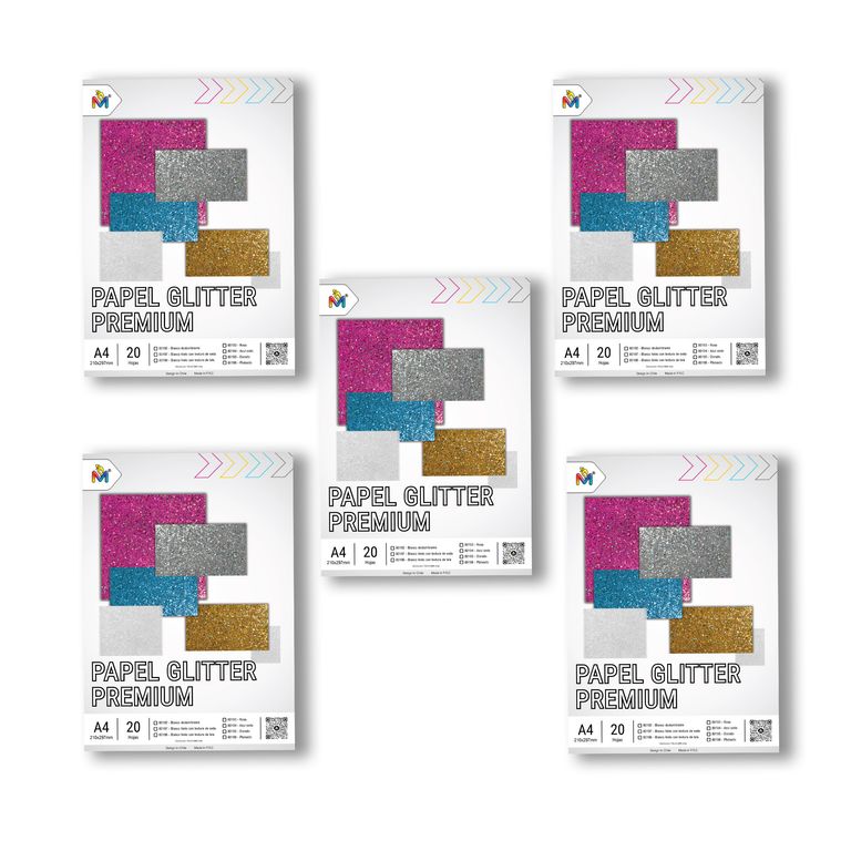 100 Hojas Papel Blanco Dazzling Brillante - Pack Ahorro Pro