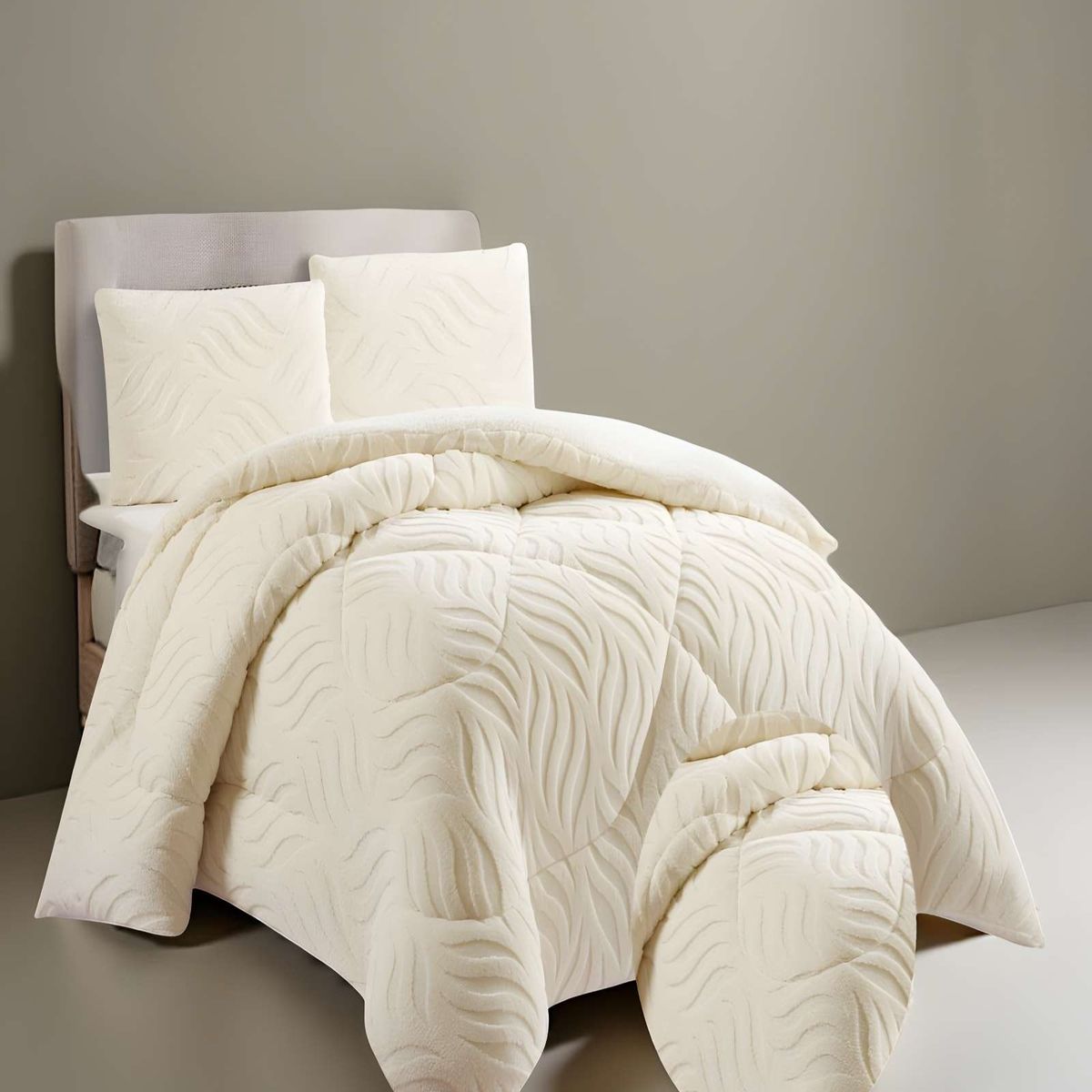 GENERICO - PLUMON DE INVERNO  KING BLANCO INVIERNO 250x270cm