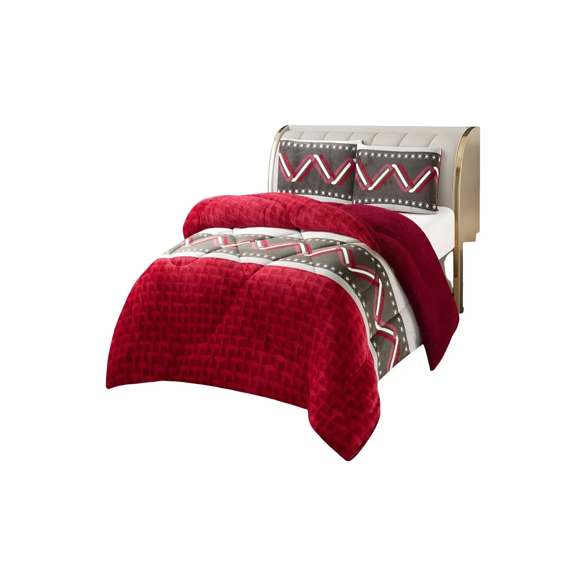GENERICO - COBERTOR PLUSH CON CHIPORRO 2 PLAZAS 230X250CM MULTICOLOR C9