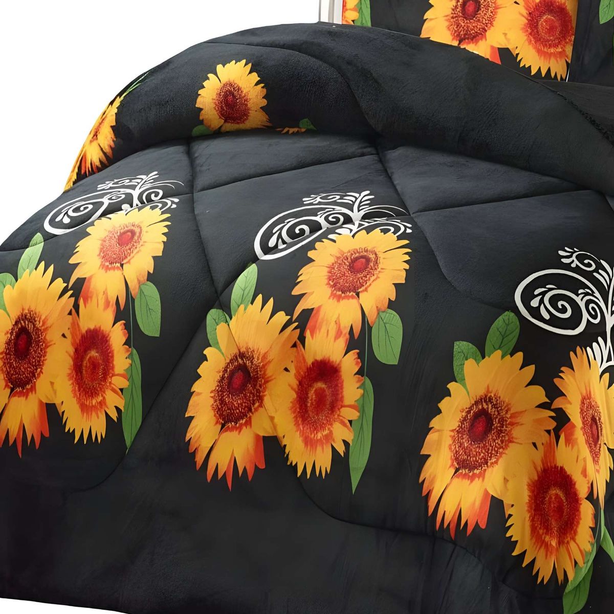 GENERICO - COBERTOR PLUSH CON CHIPORRO 2 PLAZAS 230X250CM NEGRO C10