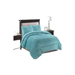 GENERICO - COBERTOR CON CHIPORRO KING 250X270CM CELESTE B19