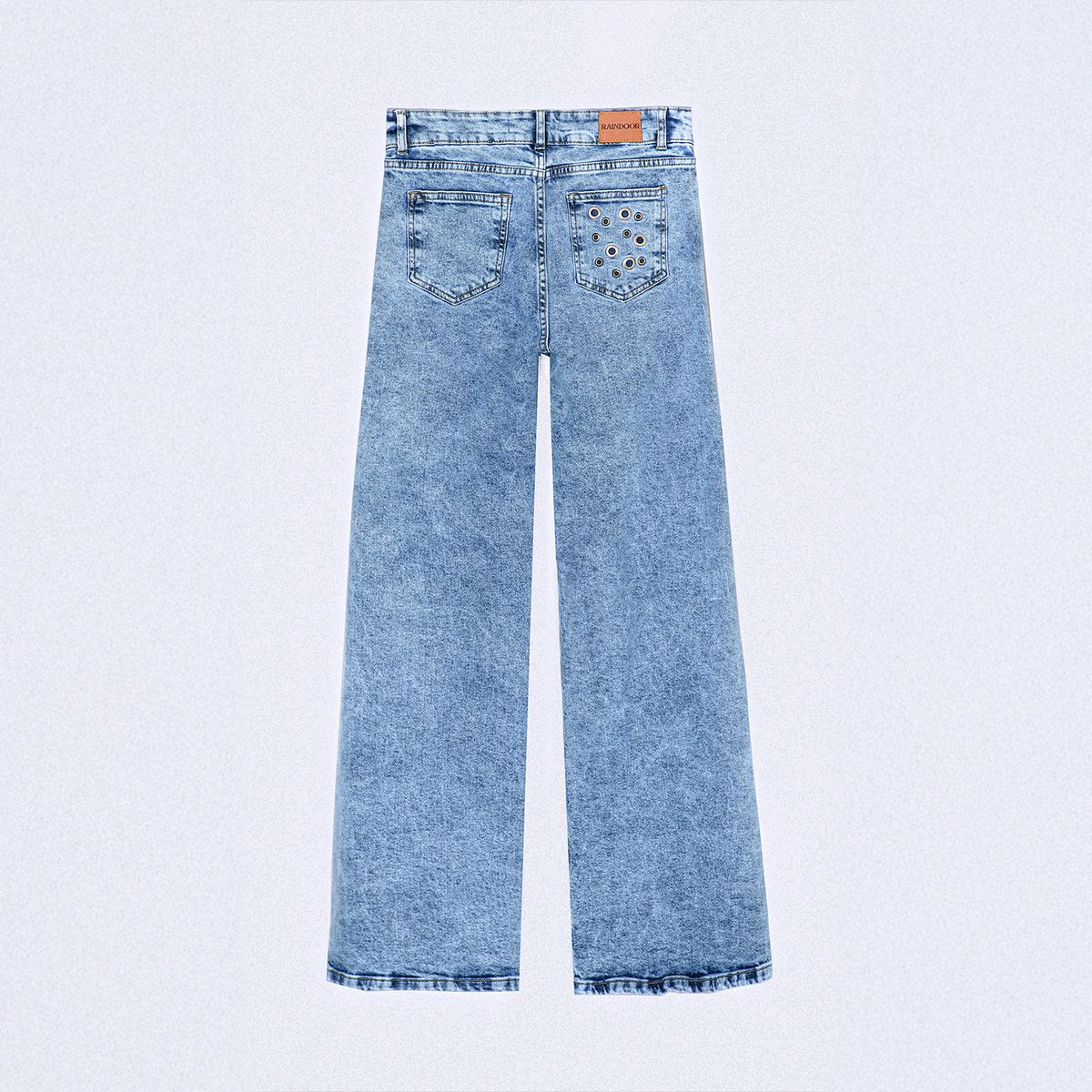 RAINDOOR - Pantalón Ojal Back Pocket Azul