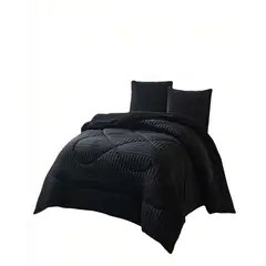 GENERICO - COBERTOR DE PELUDOS LECHE 2 PLAZAS COLOR NEGRO