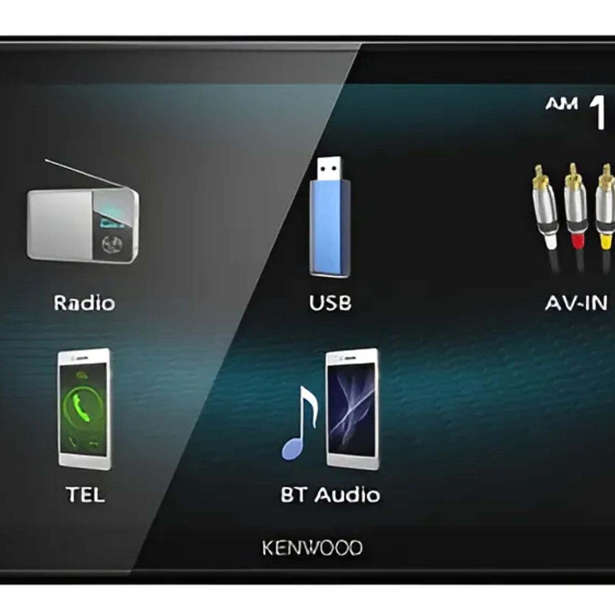 KENWOOD - Kenwood Radio DMX125BT Bluetooth GPS 6.8″