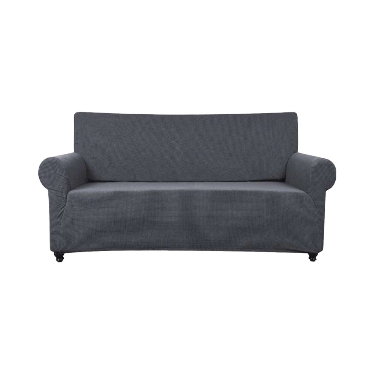 GENERICO - FUNDA DE SILLON 3 CUERPOS CUADRILLE GRIS
