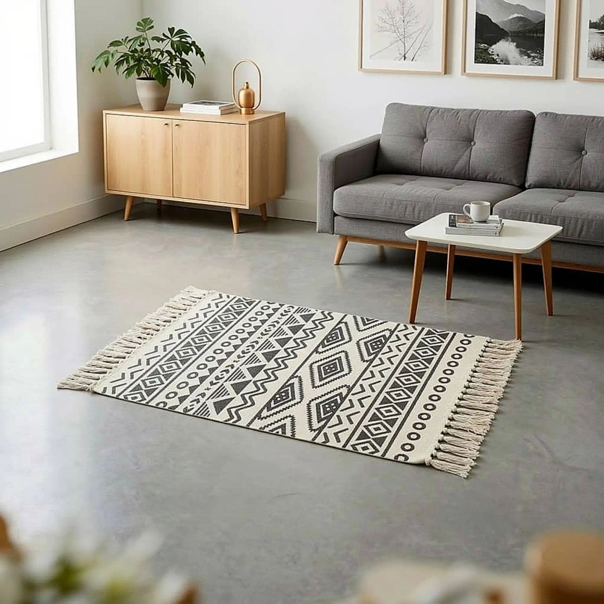GENERICO - SET DE 2 BAJADAS DE CAMAS DECORATIVAS 60x90cm 01