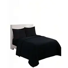 GENERICO - SABANA POLAR PREMIUM KING COLOR NEGRO