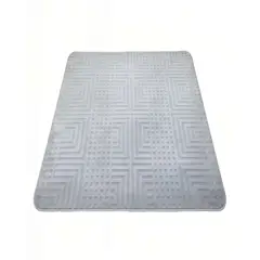 GENERICO - ALFOMBRA TEXTURIZADA COLOR GRIS