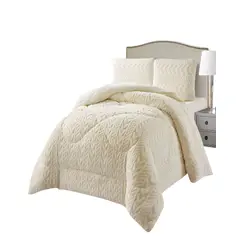 GENERICO - COBERTOR DE INVERNO TEXTURIZADO RM KING BLANCO INVIERNO