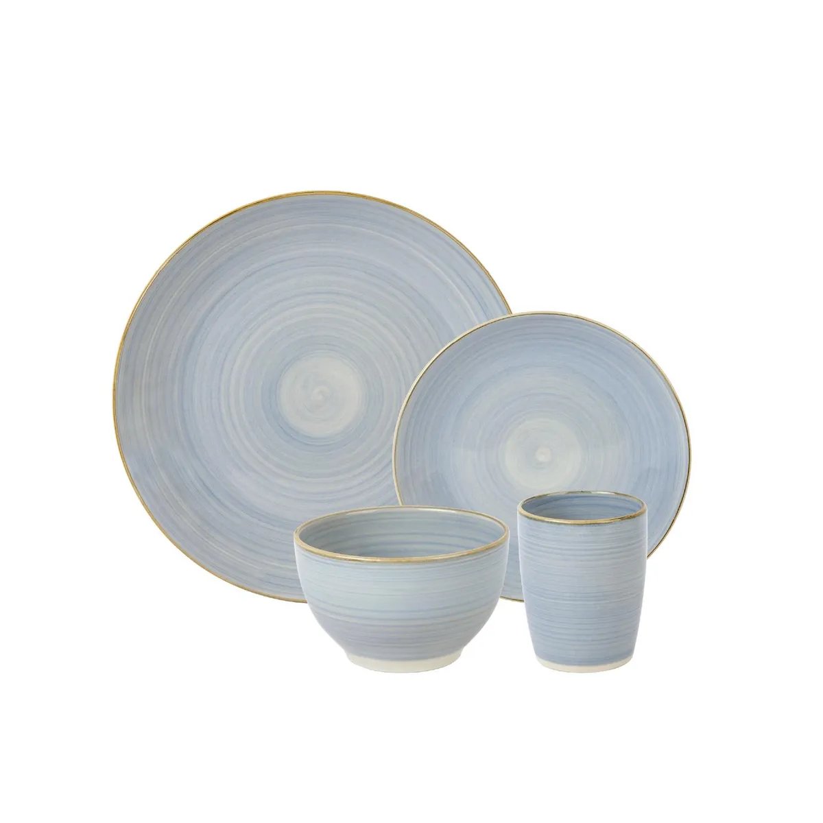 SIMPLIT - Juego Loza Cerámica 24 pcs Amalfi Simplit