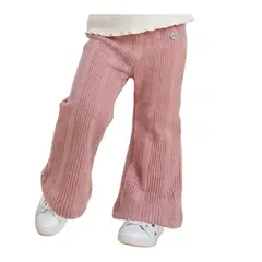 EXCEPTION - Pantalón Ancho Tejido Bebé Niña