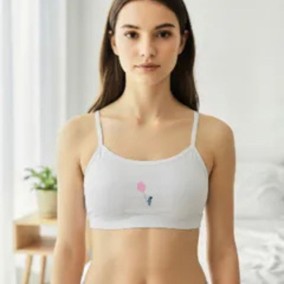 LOOK SHOP - Pack 4 Petos Girls Sin Arcos. Deportivo Juvenil 100% Algodón 920