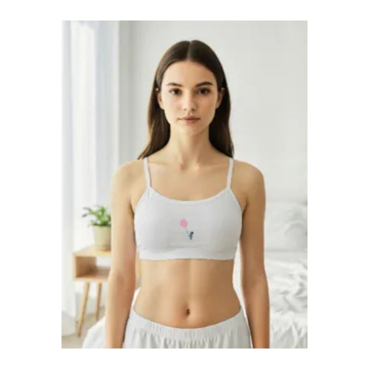 LOOK SHOP - Pack 4 Petos Girls Sin Arcos. Deportivo Juvenil 100% Algodón 920