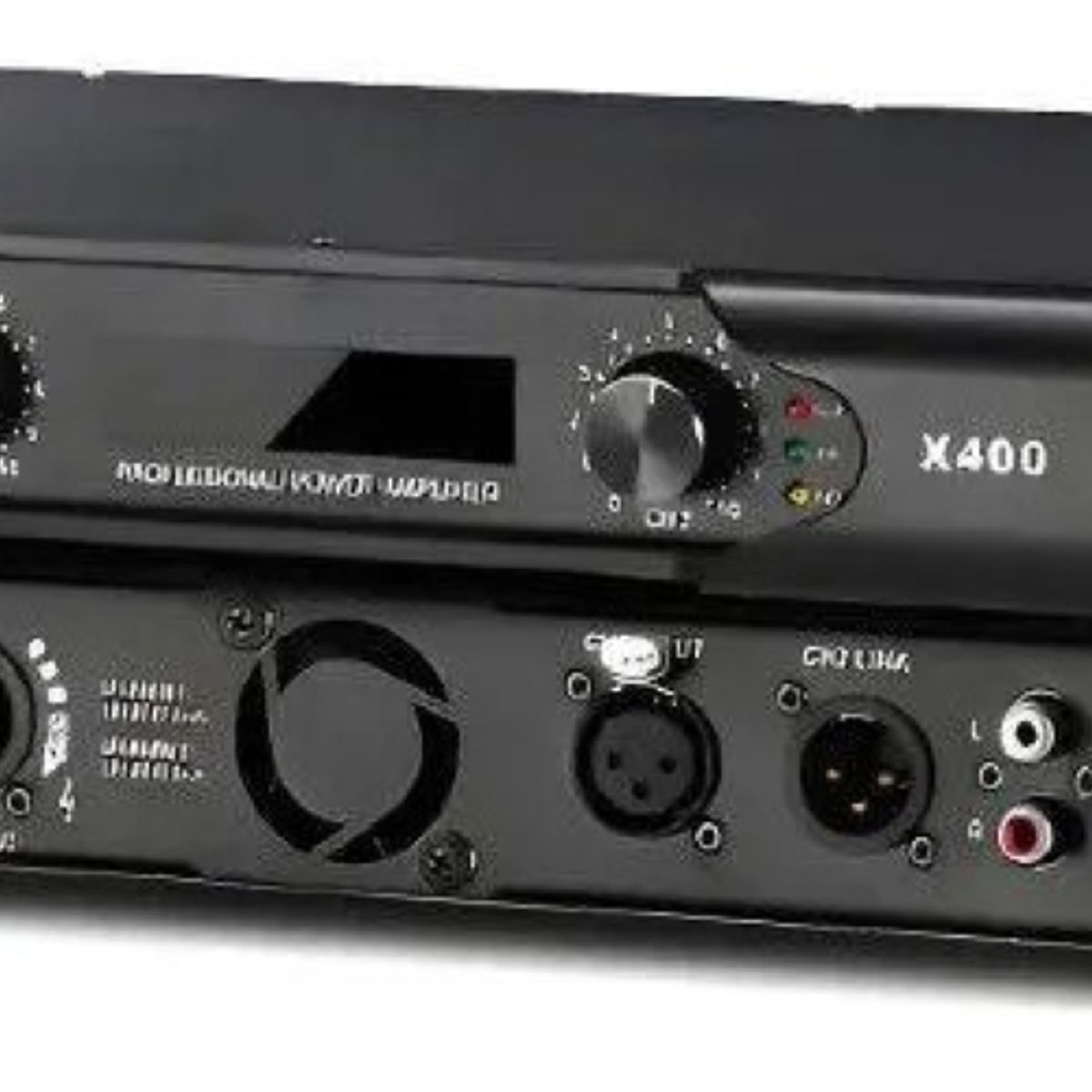ADLIU - Amplificador Estéreo Digital 400w*2 Con 2canales Profesional Negro 400 W