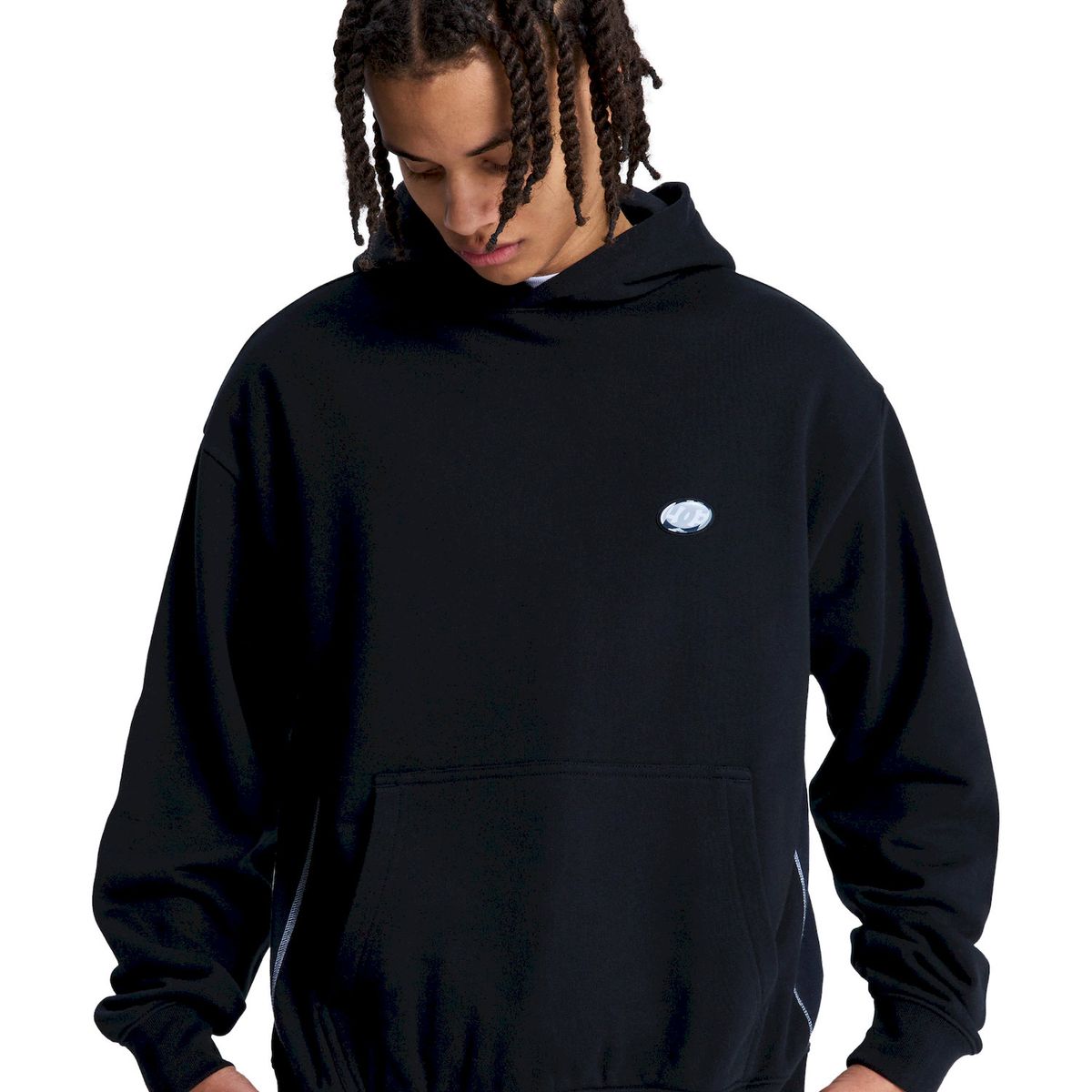 DC SHOES - Poleron Hombre DC Flow Down Ph Negro