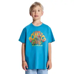 DC SHOES - Polera Niño Brap The Ride Celeste DC