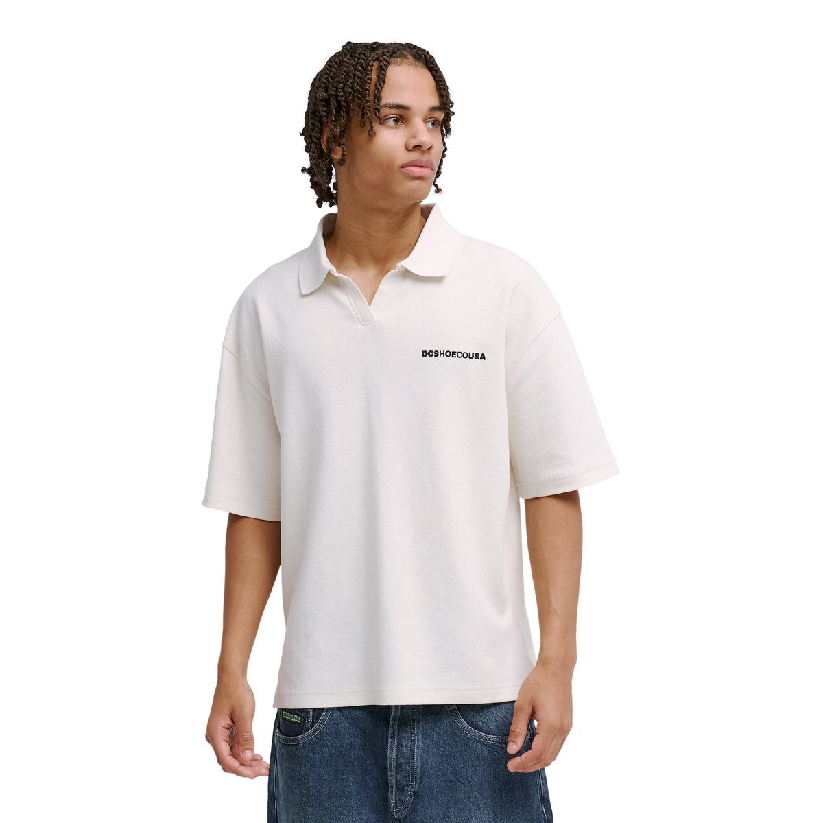 DC SHOES - Polera Hombre DC Classic Club Blanco