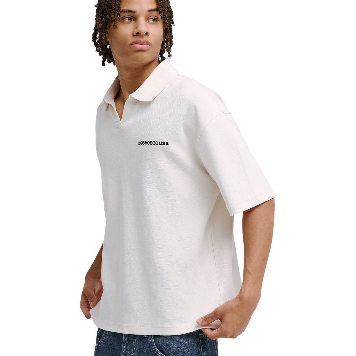 DC SHOES - Polera Hombre DC Classic Club Blanco