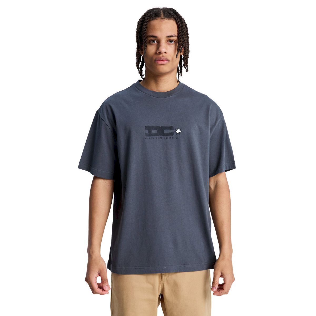 DC SHOES - Polera Hombre Tig Master Gris DC