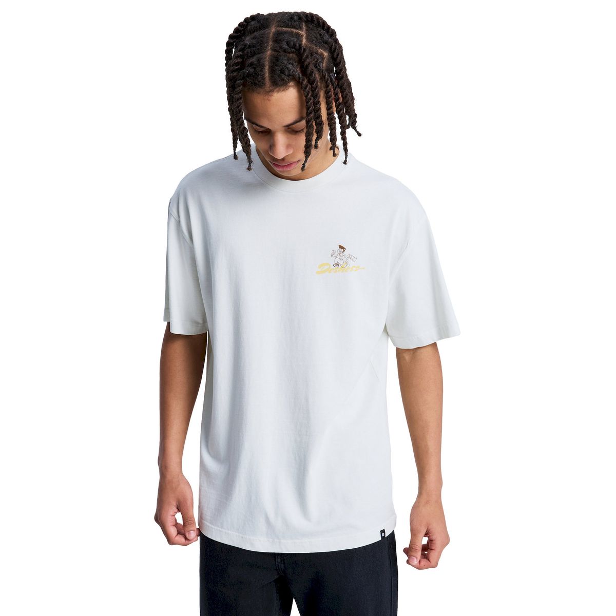 DC SHOES - Polera Hombre Fixing Up Blanco DC