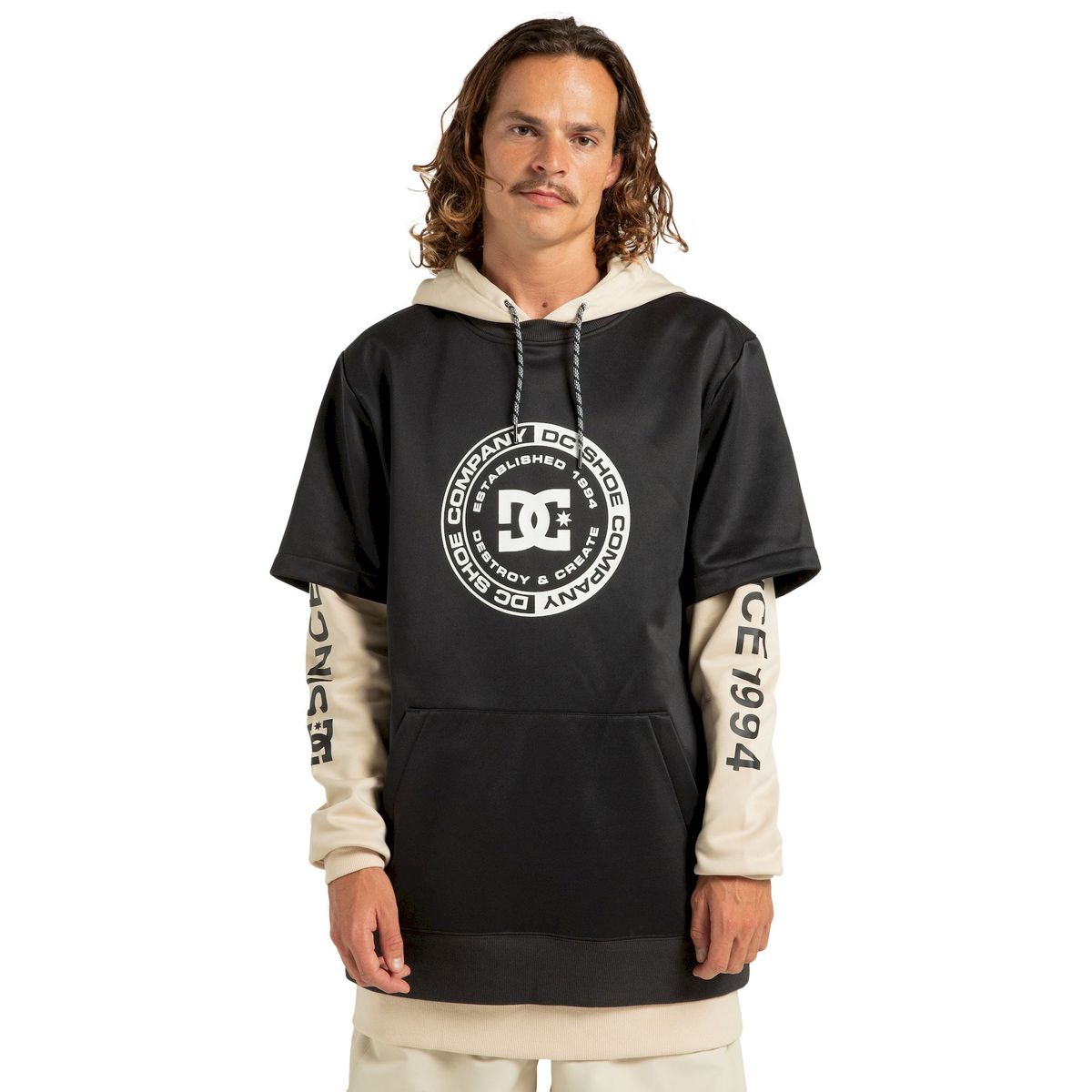 DC SHOES - Poleron Hombre Dryden Negro DC