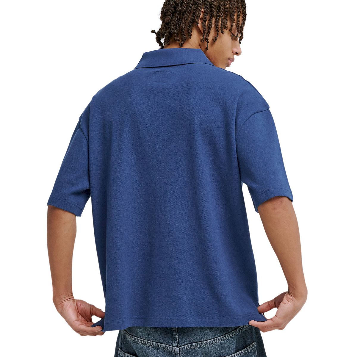 DC SHOES - Polera Hombre Classic Club Azul DC