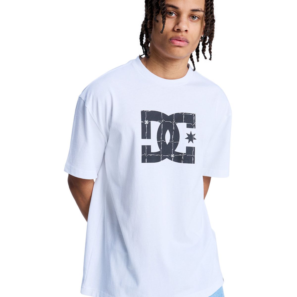 DC SHOES - Polera Hombre DC Star Filled Blanco