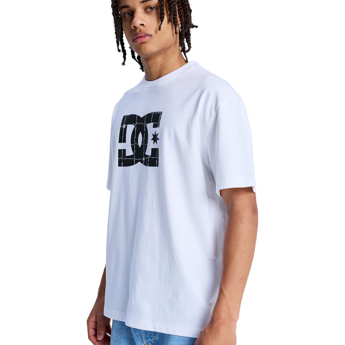 DC SHOES - Polera Hombre DC Star Filled Blanco