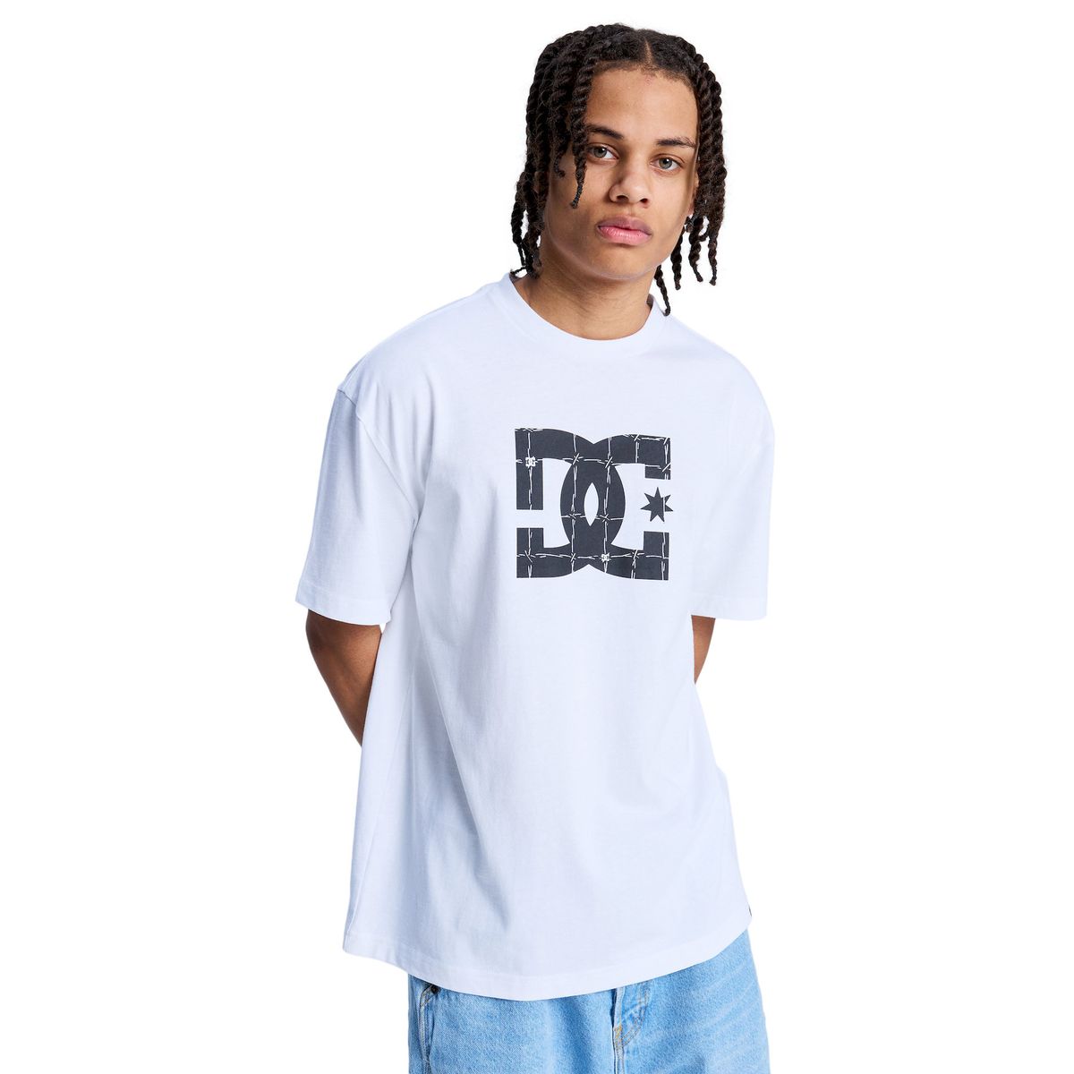 DC SHOES - Polera Hombre DC Star Filled Blanco