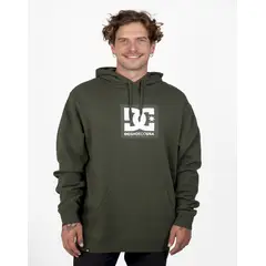 DC SHOES - Poleron Hombre Square Star Pullover Verde DC