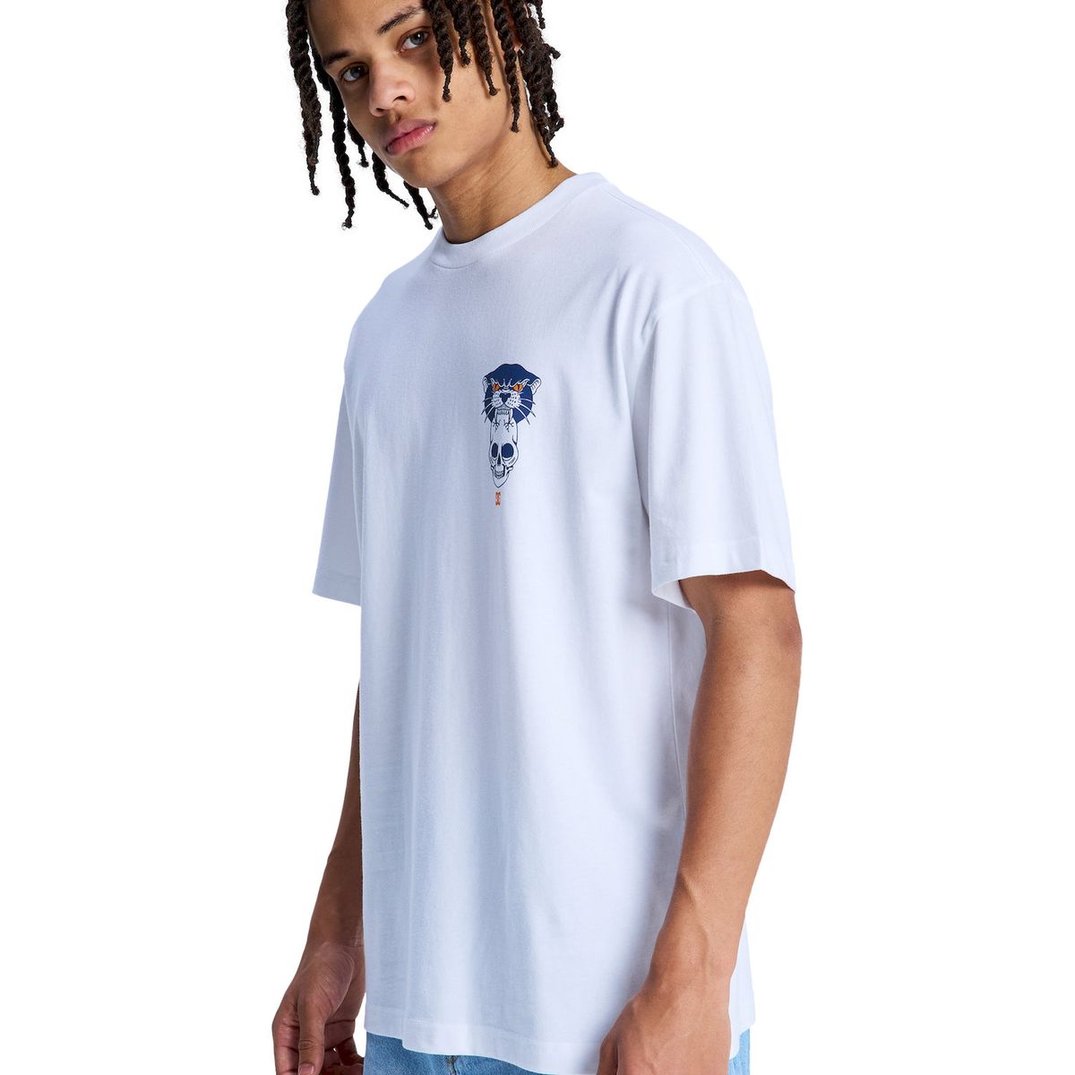 DC SHOES - Polera Hombre Tiger Bite Blanco DC
