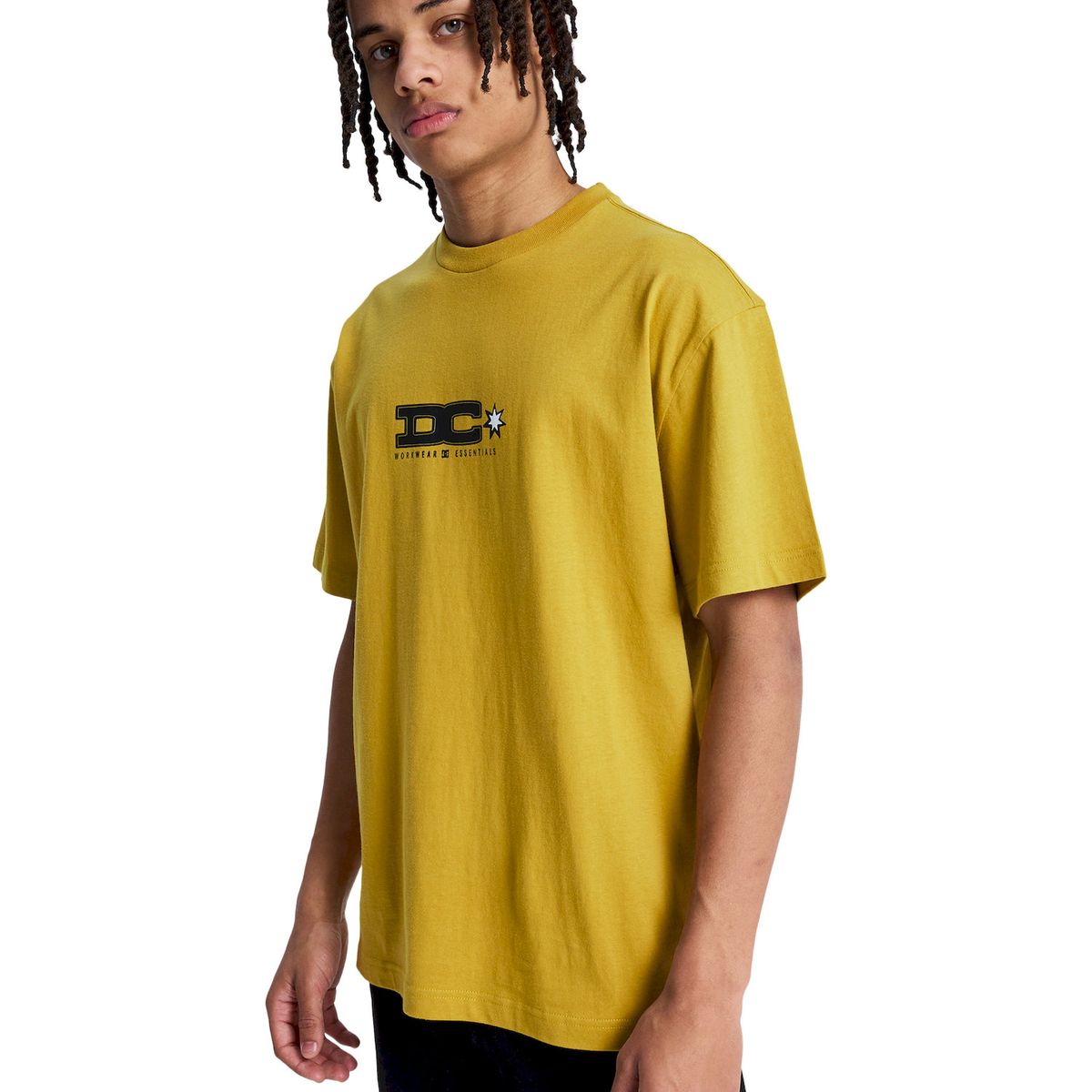 DC SHOES - Polera Hombre Tig Master Amarillo DC
