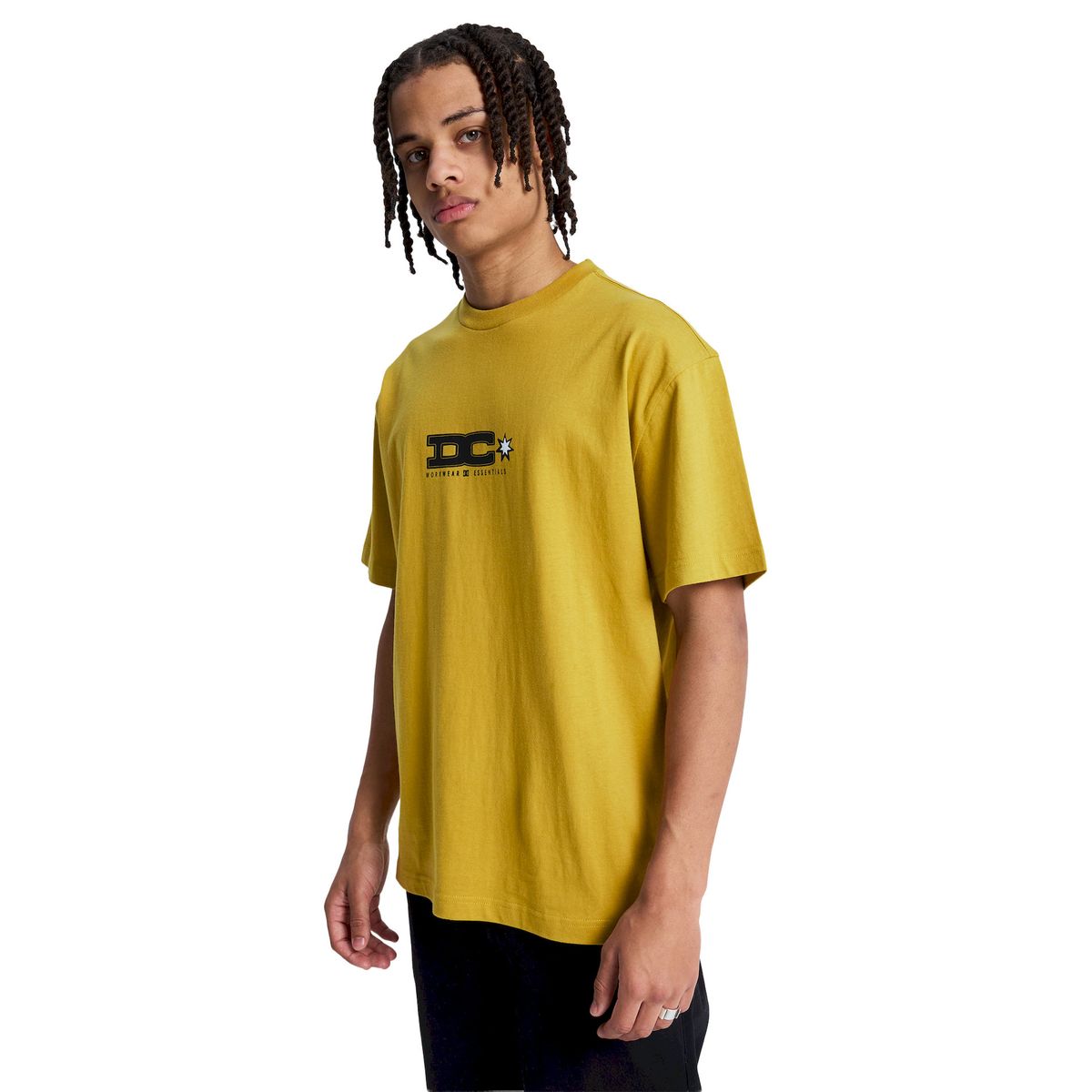 DC SHOES - Polera Hombre Tig Master Amarillo DC