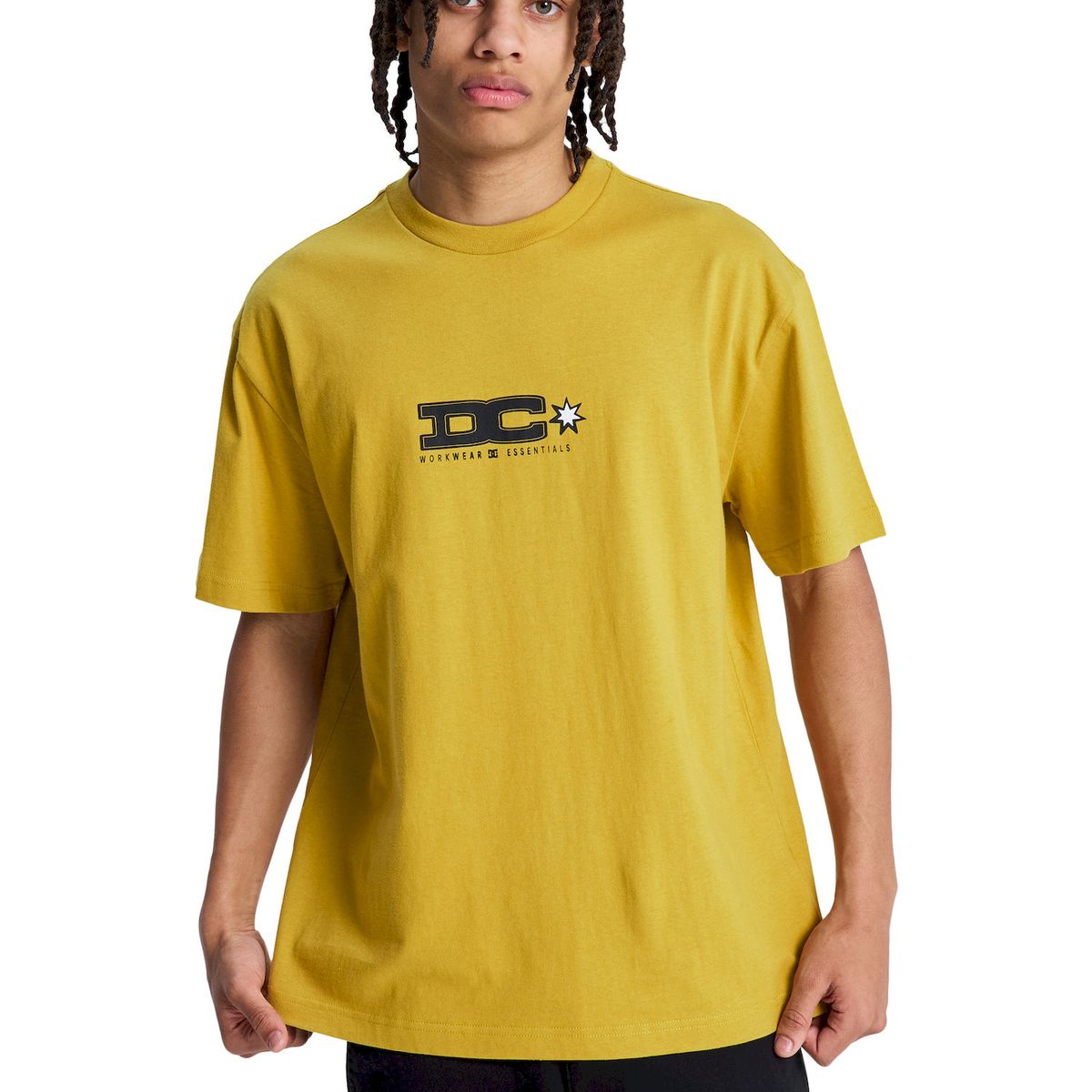 DC SHOES - Polera Hombre Tig Master Amarillo DC