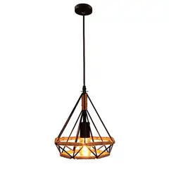 WANT - Lámpara Vintage Estilo Industrial forma Diamante