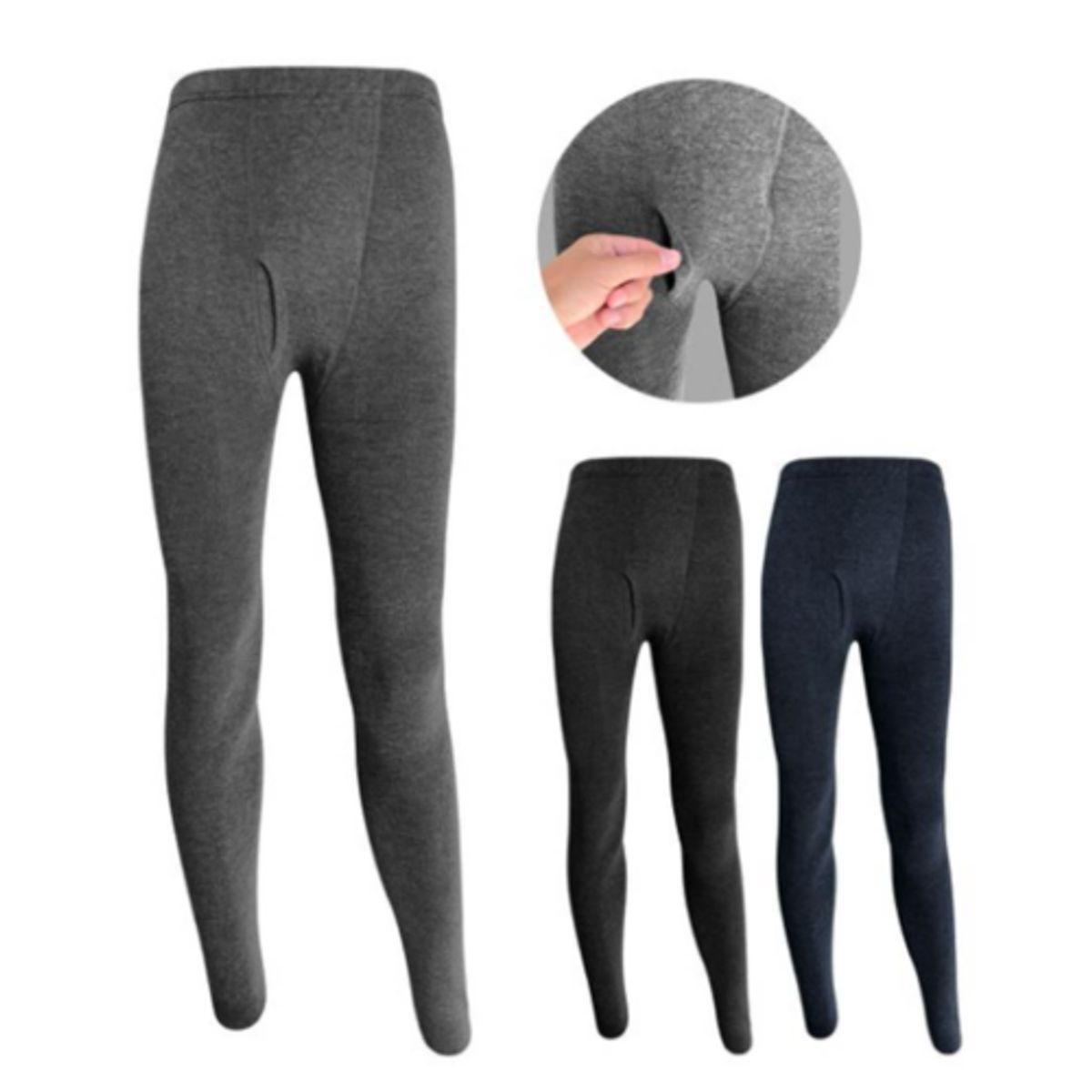 AGW - Pack 3 Calzas Polar Hombre