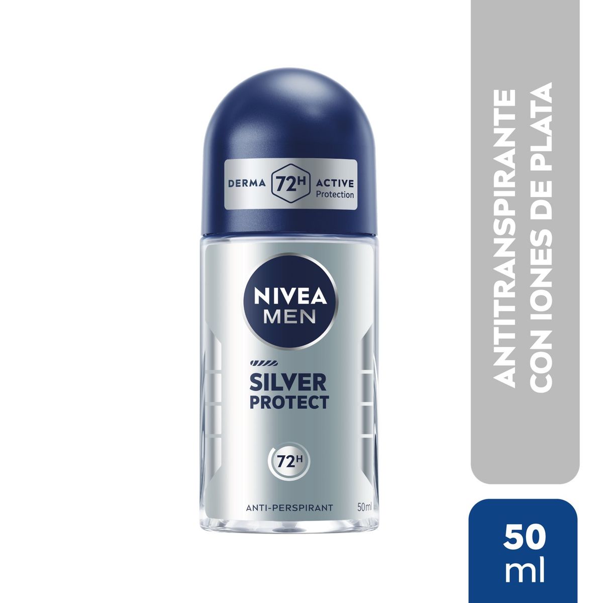 NIVEA - Desodorante NIVEA Silver Protect Roll On 50ml