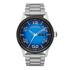 NIXON - Reloj Sentry Fisheye Silver Blue