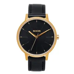 NIXON - Reloj Kensington Leather Dorado