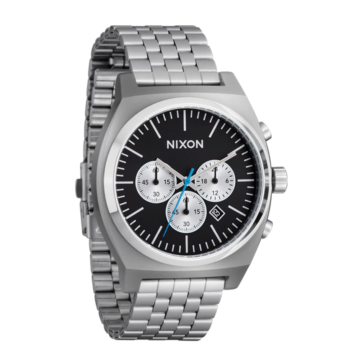 NIXON - Reloj Time Teller Chrono Chrome Black