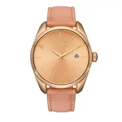 NIXON - Reloj Thalia Leather Light Gold Tan
